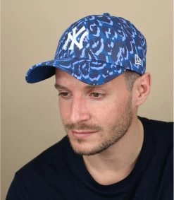 NEW ERA All Over Camo 940 NY Blue