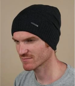 Stetson Beanie Oversized WV Merino Anthracite