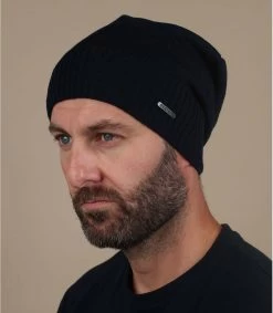 Stetson Beanie Oversized WV Navy