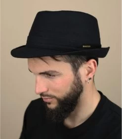 Stetson Benavides Wolle Schwarz