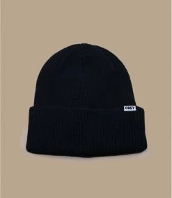 OBEY Bold Organic Beanie Black