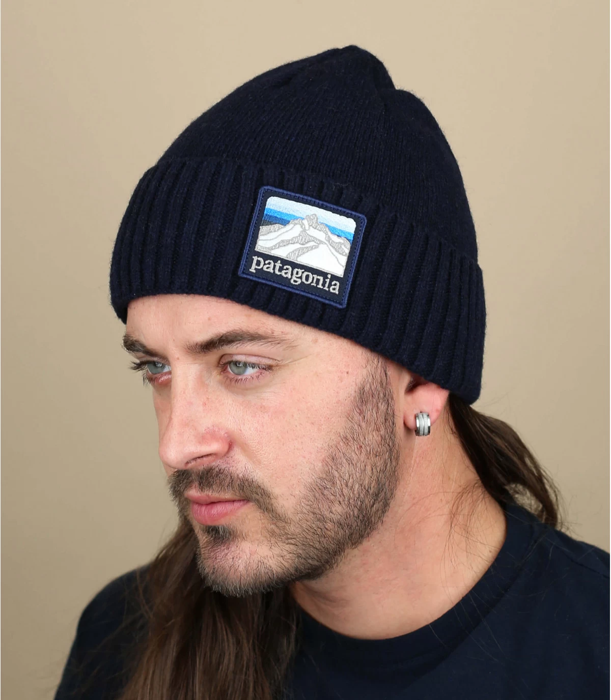 Patagonia Brodeo Beanie Navy Blue
