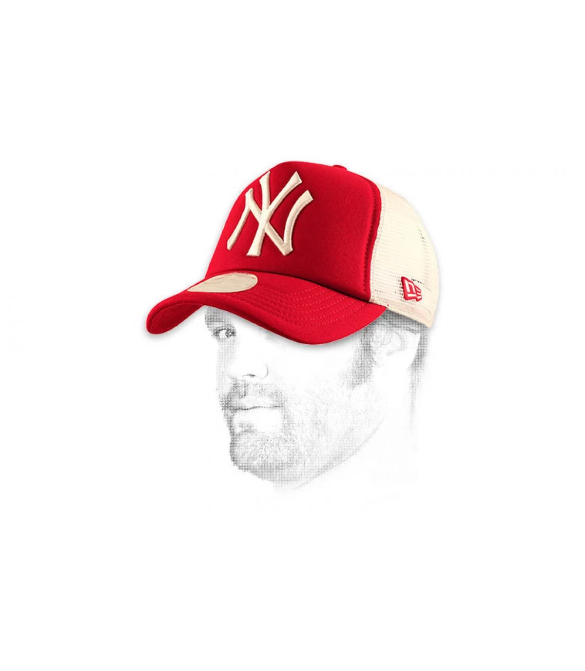 NEW ERA Clean Trucker NY Scharlachrot – Bild 7