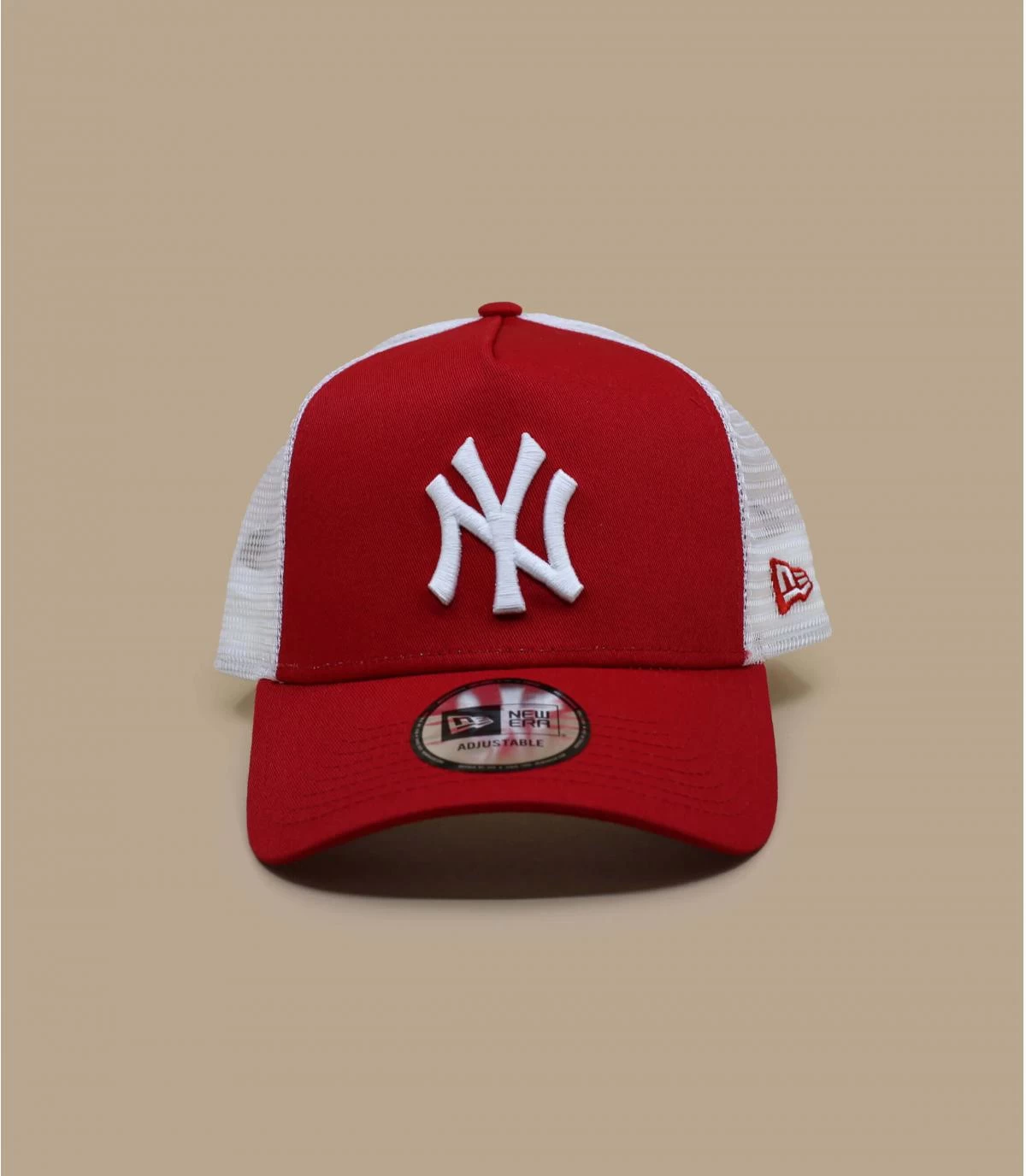 NEW ERA Clean Trucker NY Scharlachrot – Bild 2