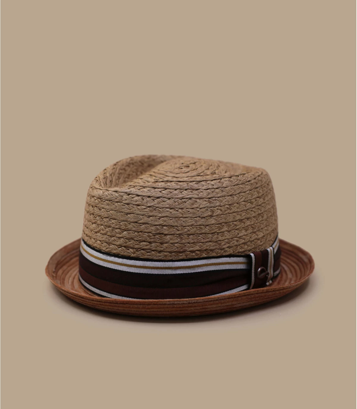 Diamond Raffia Brown