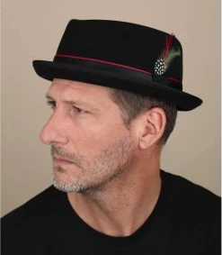 Stetson Diamond Woolfelt Cashmere Black