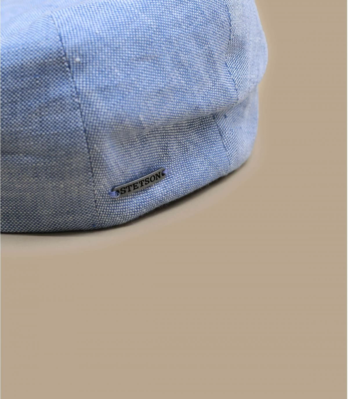 Stetson Driver Cap Linen Light Blue - Image 2