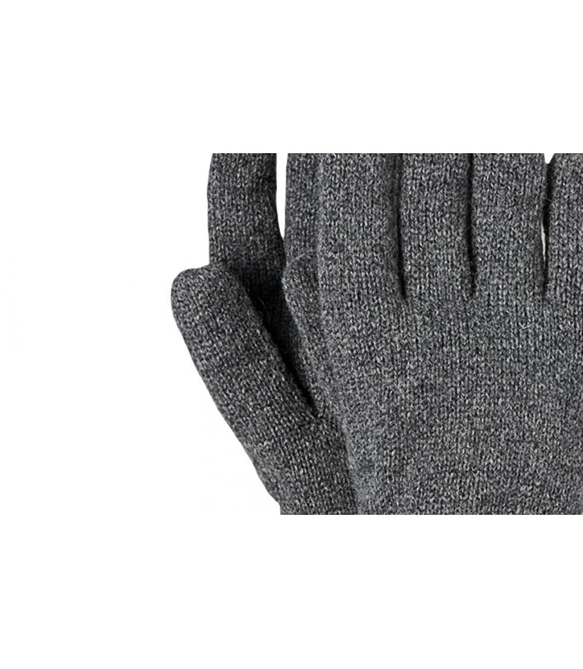 Barts Haakon Gloves Heather Grey – Bild 2