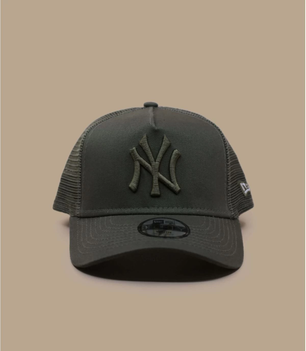 NEW ERA Kid Trucker Cap Tonal Mesh NY Olive – Bild 2