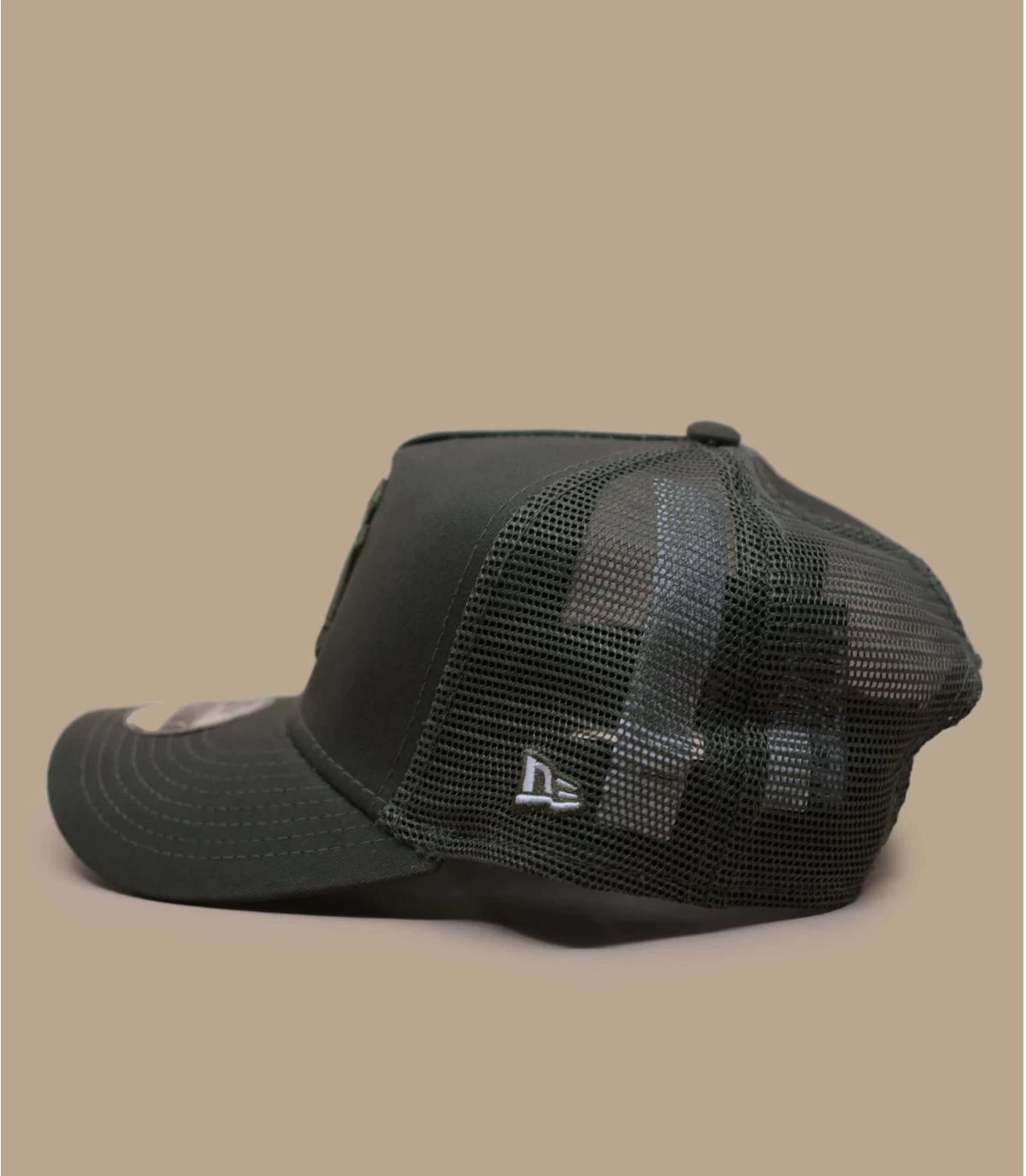 NEW ERA Kid Trucker Cap Tonal Mesh NY Olive – Bild 4