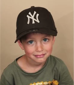 NEW ERA Kids League Ess Cap 9Forty NY Walnut Stone