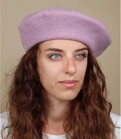 Lila Französisches Beret