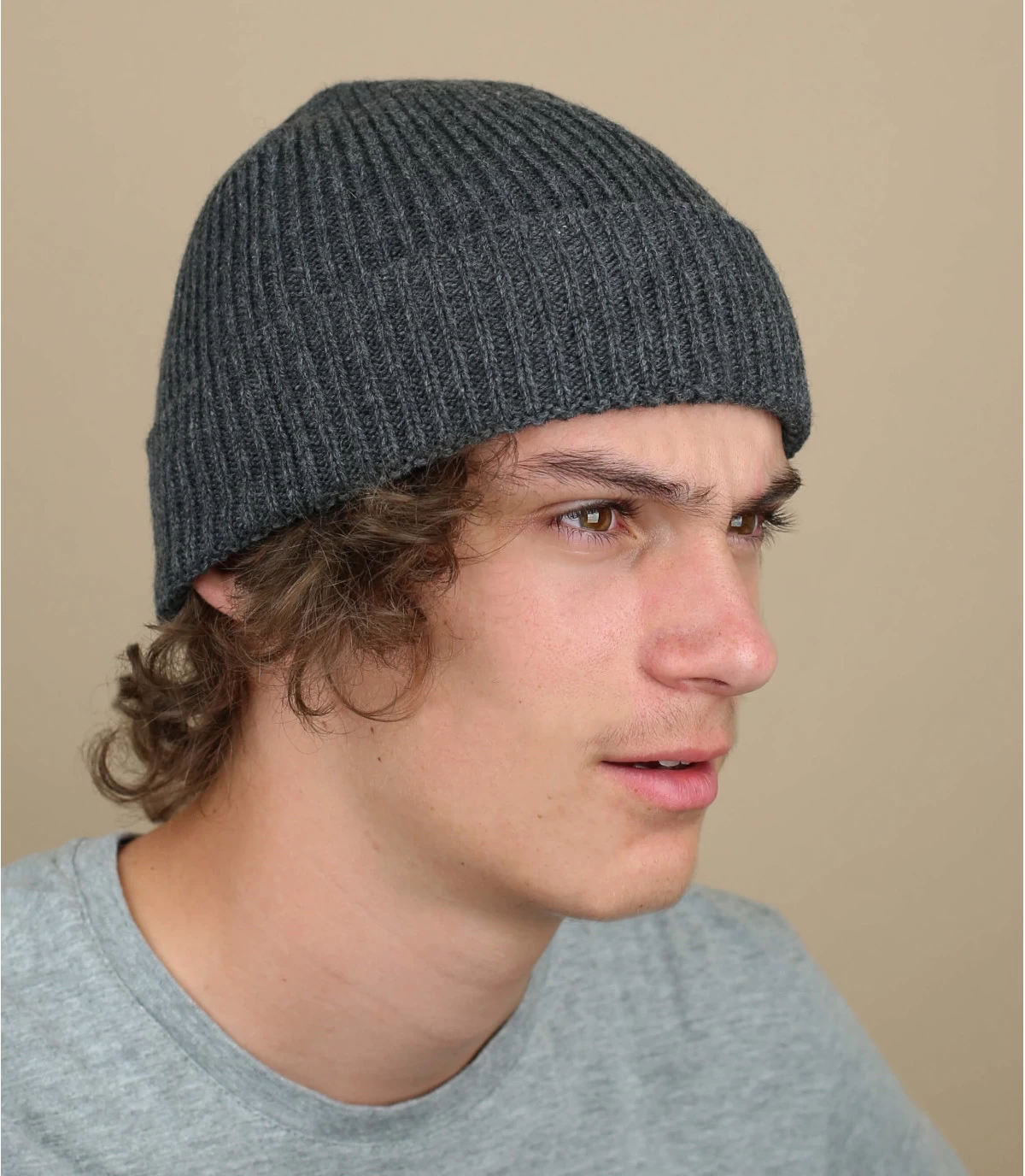 Made In France Wool Beanie Anthracite