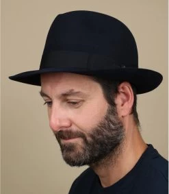 Borsalino Marengo Navy Fur Felt Hat