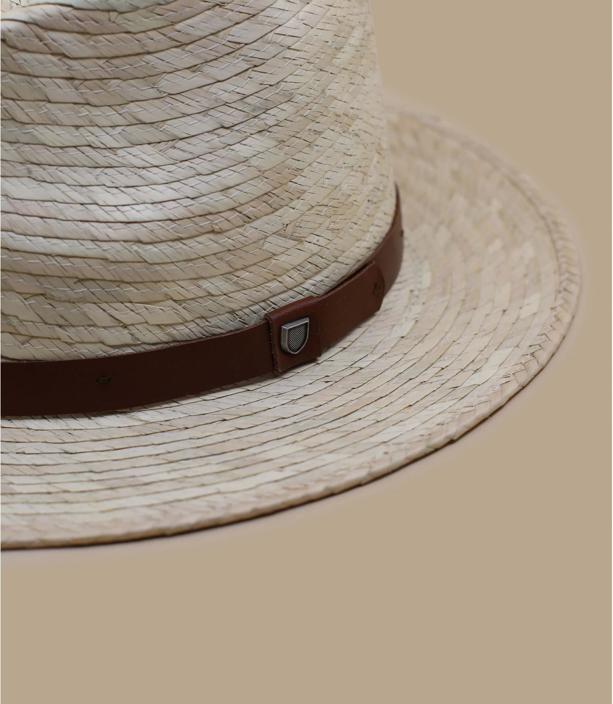 Brixton Messer Straw Fedora Natural - Image 3