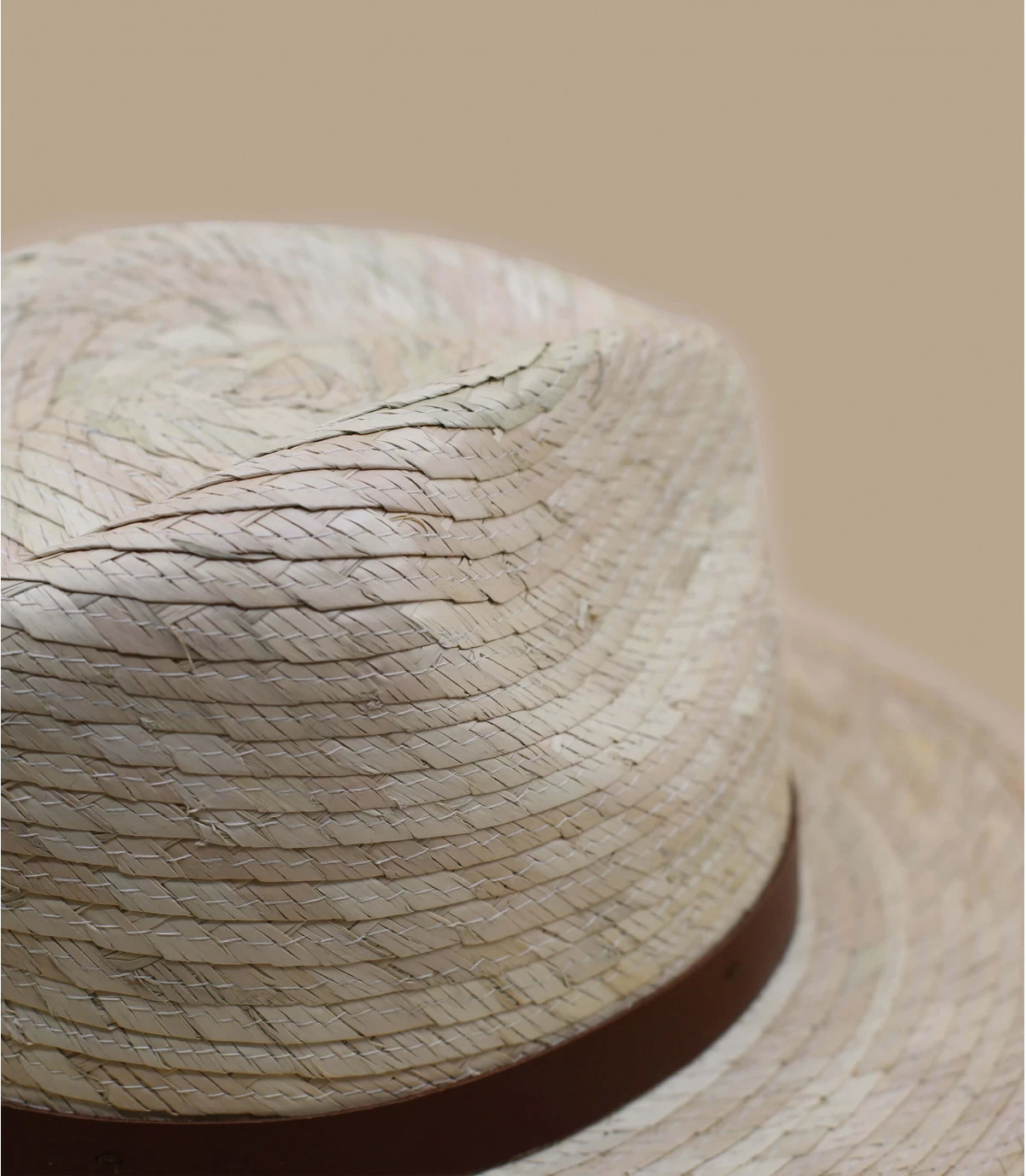 Brixton Messer Straw Fedora Natural - Image 4