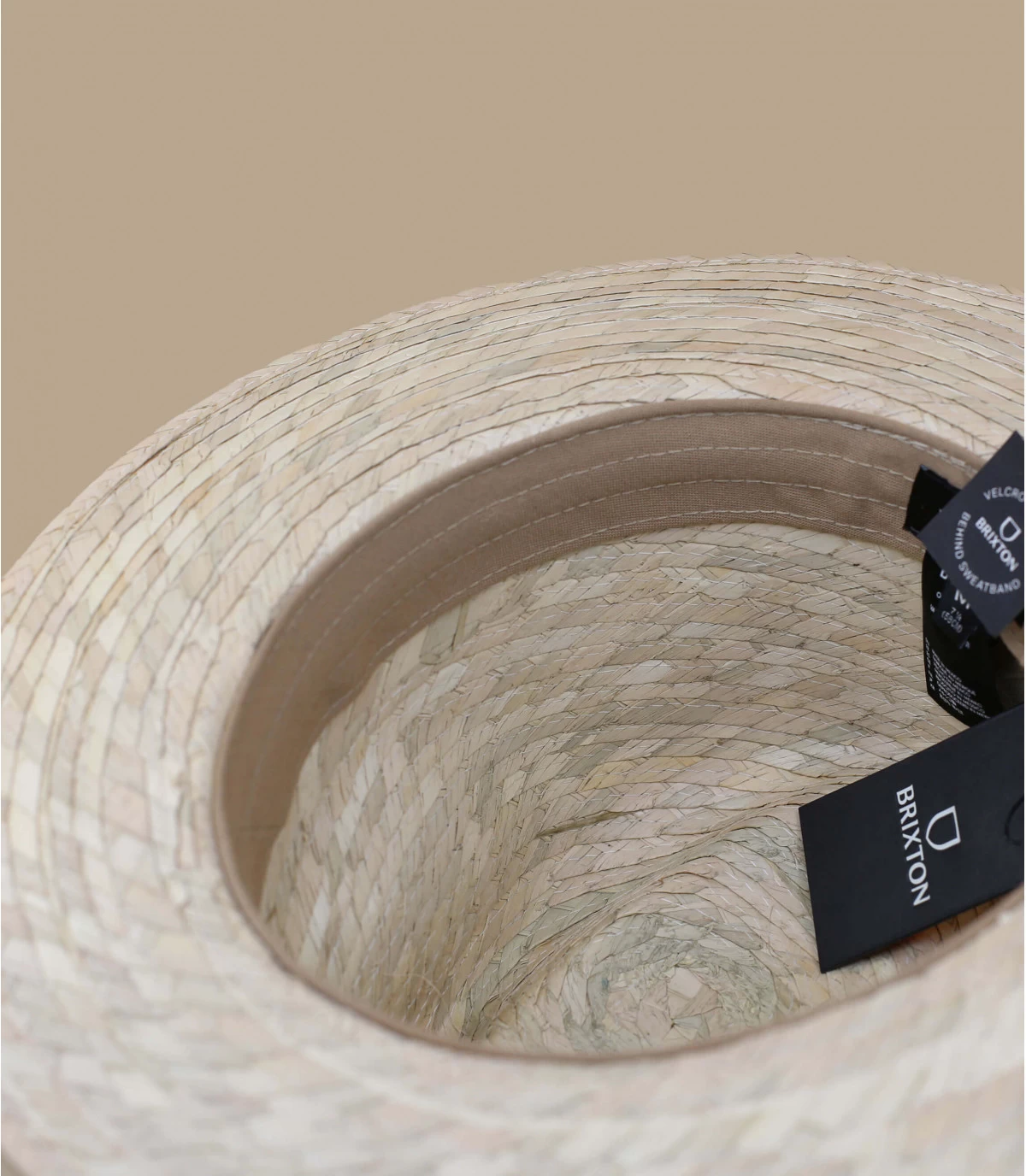 Brixton Messer Straw Fedora Natural - Image 5