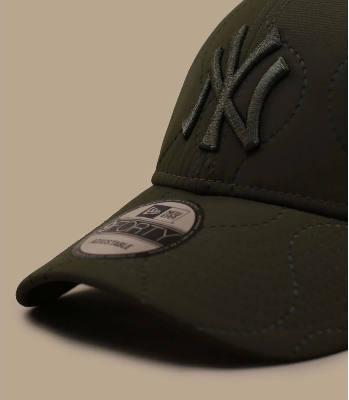 NEW ERA MLB Quilted Cap 9Forty NY Olive – Bild 2