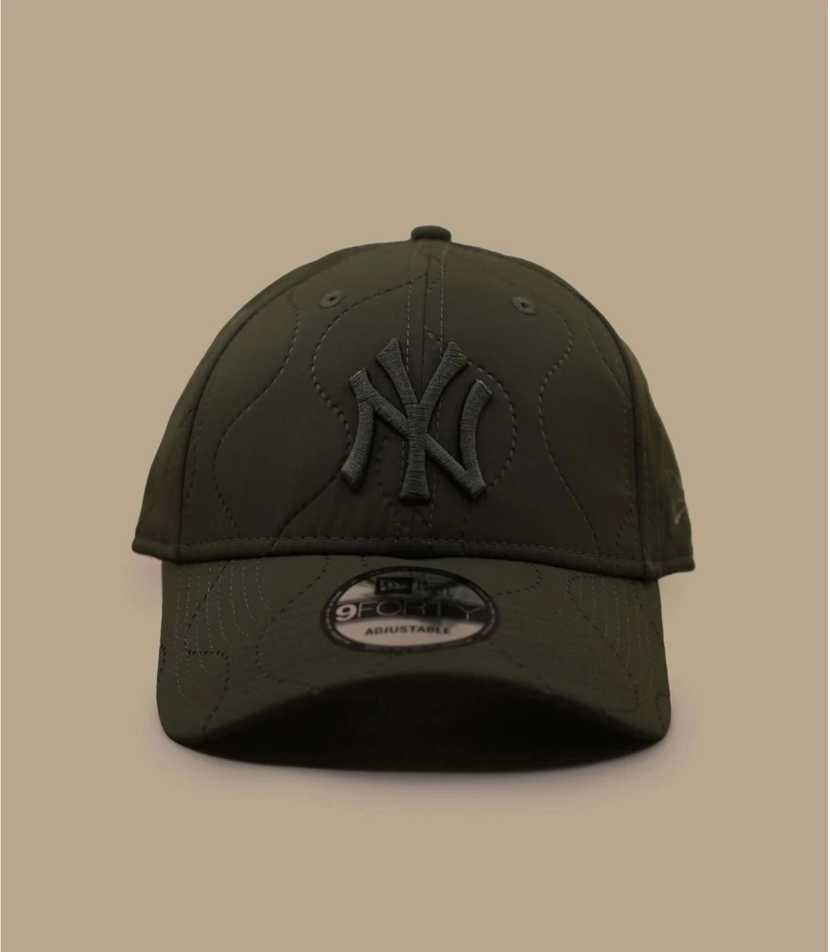 NEW ERA MLB Quilted Cap 9Forty NY Olive