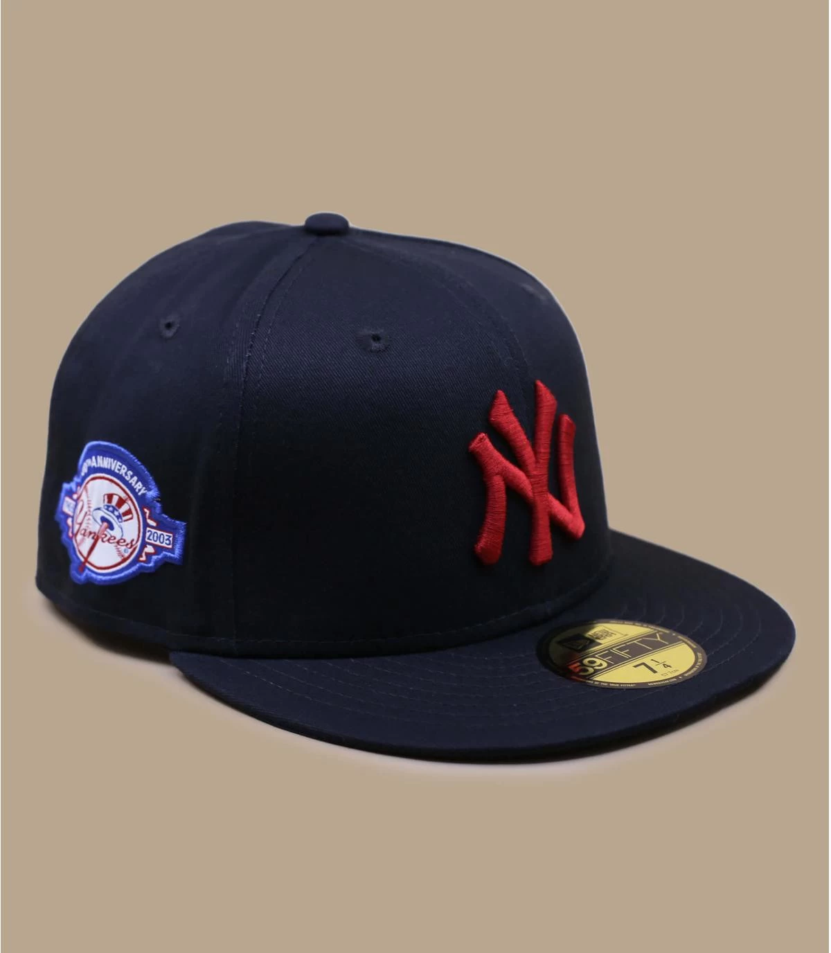 NEW ERA Patch 59Fifty NY Navy – Bild 4