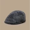 Kangol Pattern Flexfit Cap Black Plaid