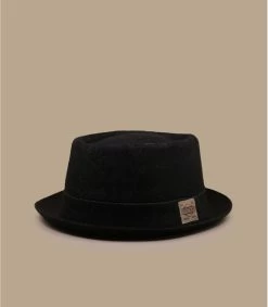 Stetson Pork Pie Denim Black