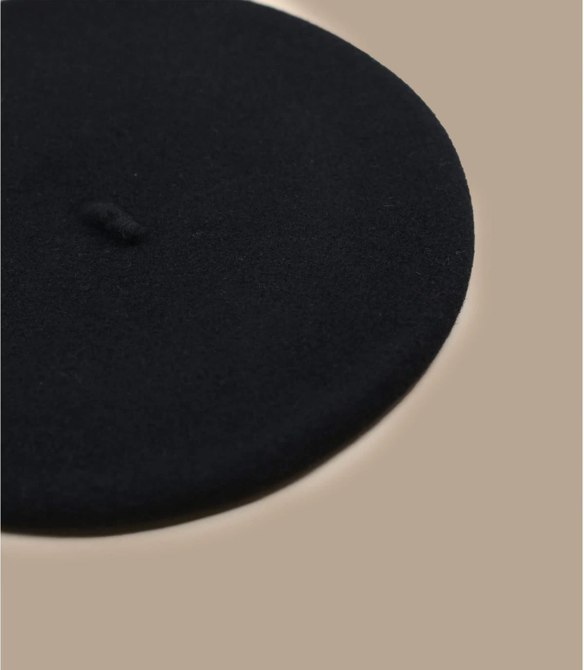 Schwarzes Französisches Beret – Bild 2