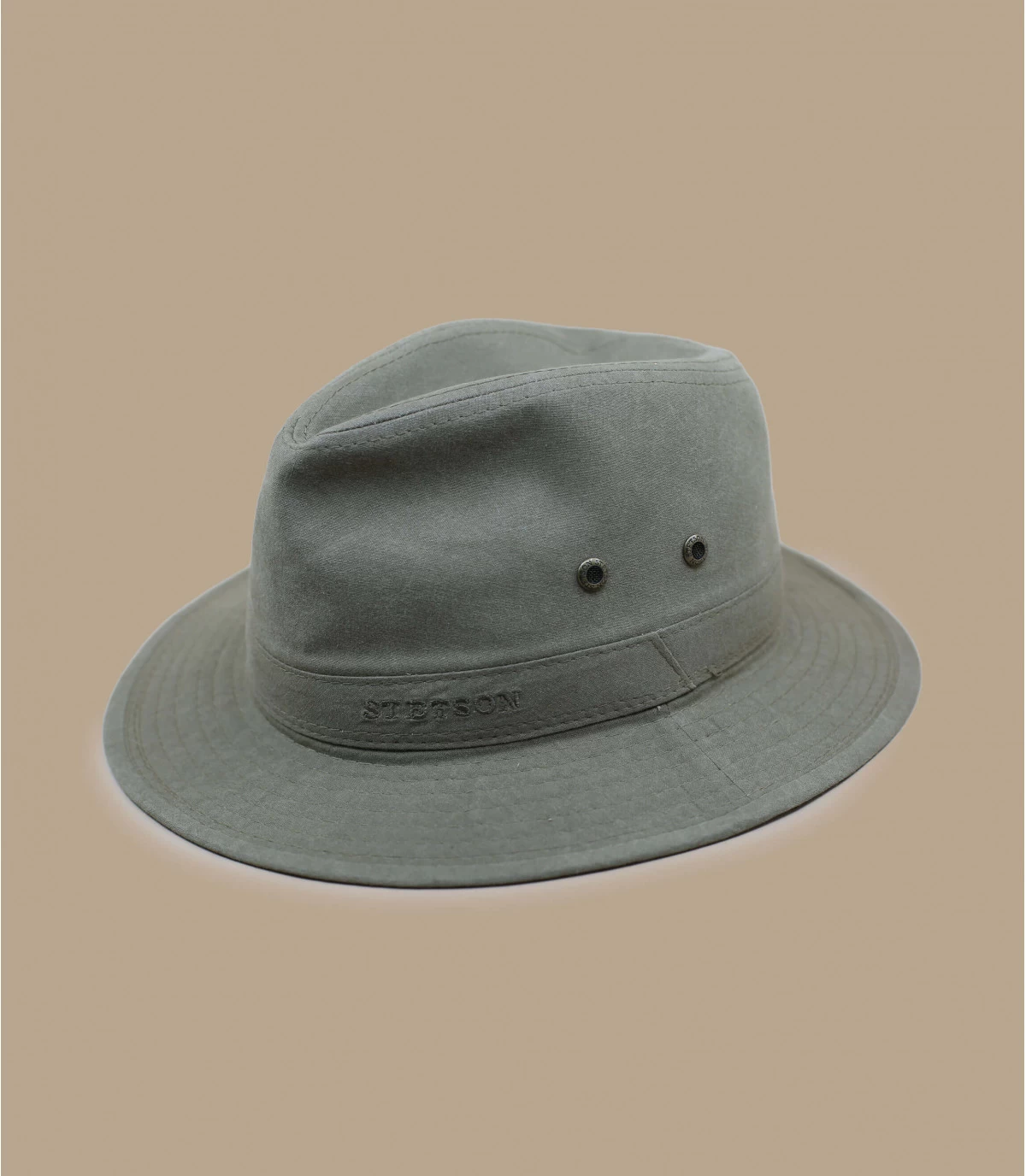 Stetson Traveller Delave Organic Cotton Khaki