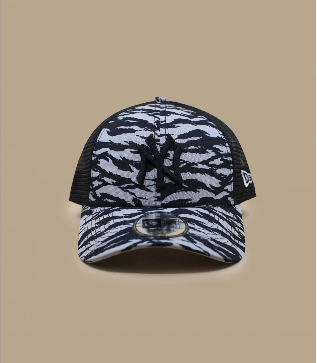 NEW ERA Trucker Tiger Print NY Grey – Bild 2