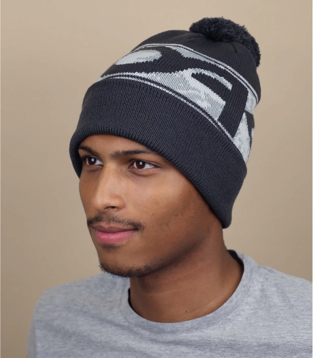 Oakley Wanderlust Pom Beanie Forged Iron