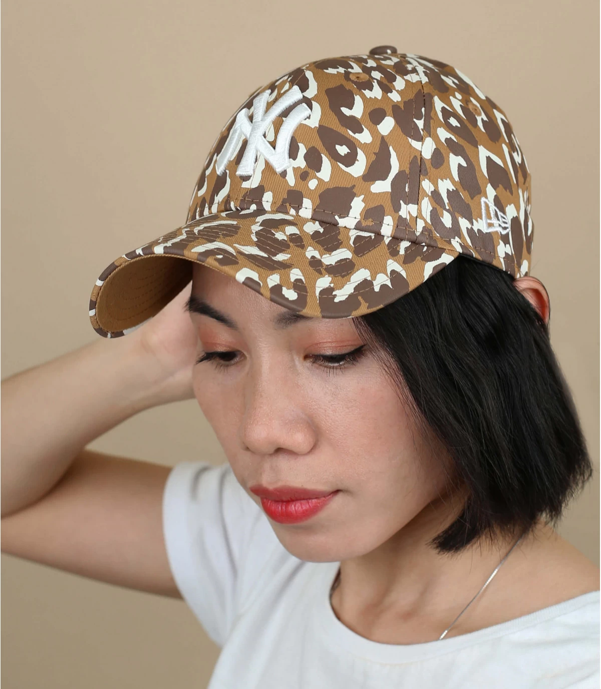NEW ERA Wmn All Over Print 940 NY Wheat